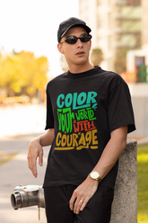 Color your world with courage | Unisex Oversized Classic T-Shirt